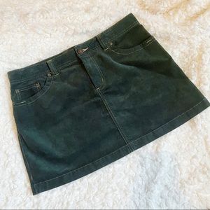 vintage corduroy mini skirt